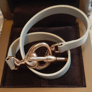 Bronzeallure leather wrap bracelet